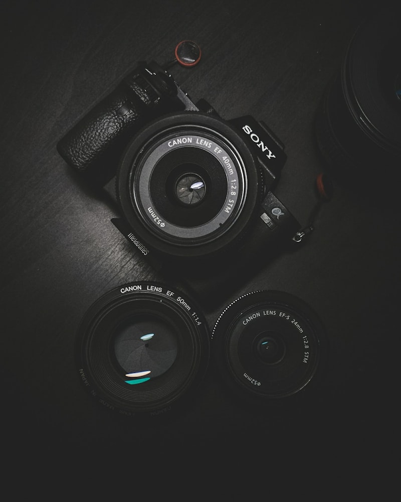 Equipamiento de cámaras y lentes de cine